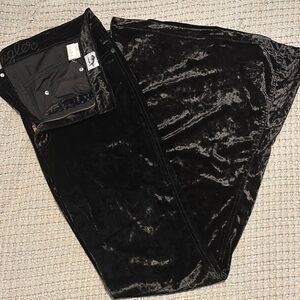 Wrangler Black Velvet Bell-Bottoms